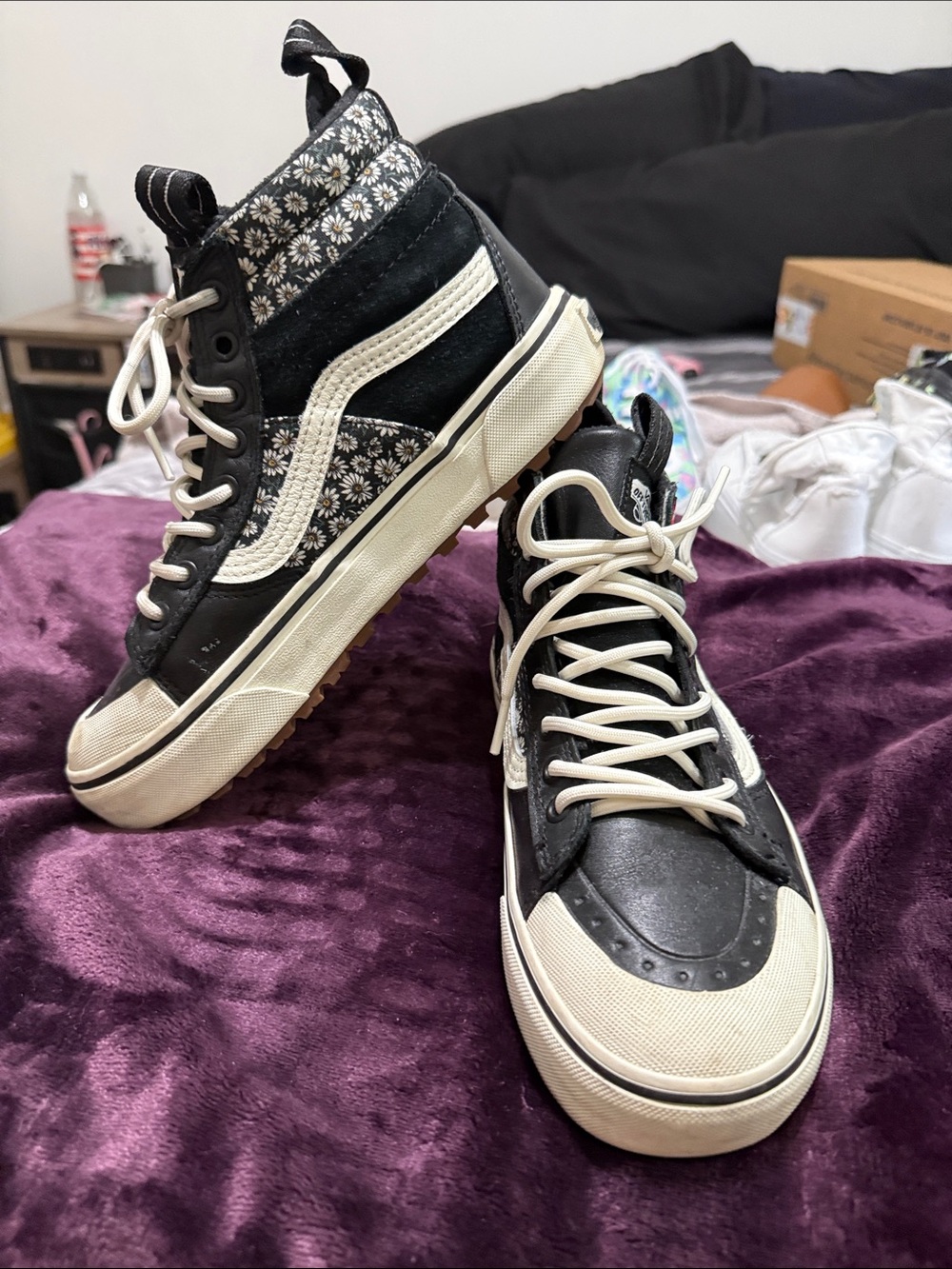 Vans floral high top
